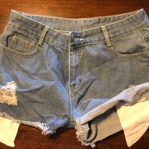 Jean shorts